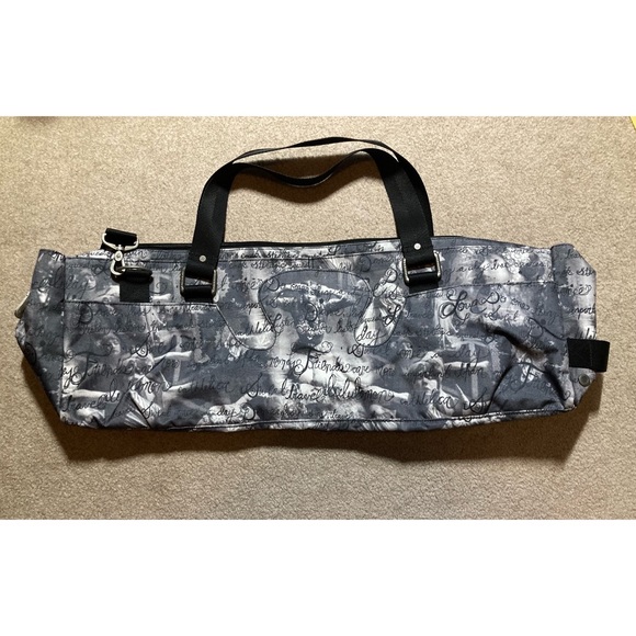 RARE Lululemon Inky Manifesto India Yoga Mat Bag - Picture 1 of 9